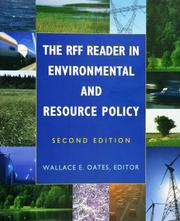 The RFF reader in environmental and resource policy
