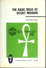 Cover of: The basic ideas of occult wisdom