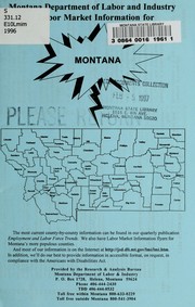 Cover of: Labor market information for Montana