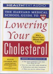 Cover of: The Harvard Medical School Guide to Lowering Your Cholesterol