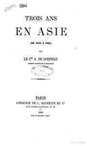 Cover of: Trois ans en Asie (de 1855 à 1858)