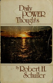 Cover of: Daily power thoughts