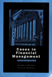 Cover of: Cases in financial management.
