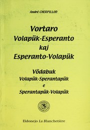 Cover of: Vortaro volapük-esperanto kaj esperanto-volapük