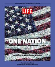 Cover of: Life: One Nation: America Remembers September 11, 2001