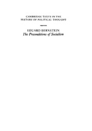 Cover of: The preconditions of socialism by Eduard Bernstein