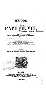 Cover of: Histoire du pape Pie VIII