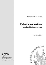 Cover of: Polska innowacyjnos c: analiza bibliometryczna