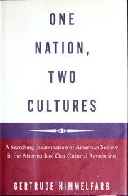 Cover of: One nation, two cultures