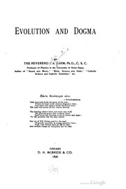 Cover of: Evolution and dogma. by John Augustine Zahm