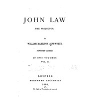 Cover of: John Law, the Projector