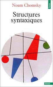 Cover of: Structures syntaxiques