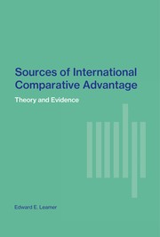 Sources of International Comparative Advantage by Edward E. Leamer