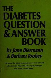 Cover of: The diabetes question and answer book