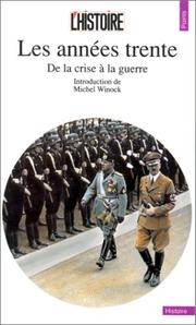 Cover of: Les Années trente