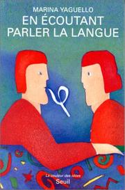 Cover of: En écoutant parler la langue