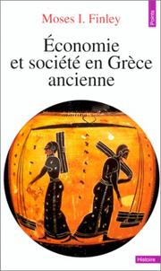 Cover of: Economie et société en Grèce ancienne