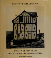 Cover of: Fachwerkhäuser des Siegener Industriegebietes