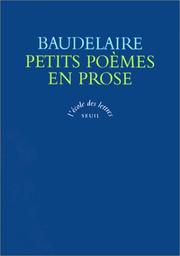 Cover of: Petits Poemes En Prose