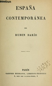 Cover of: España contemporánea