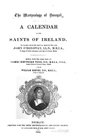 Cover of: The martyrology of Donegal: a calendar of the saints of Ireland