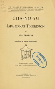 Cover of: Cha-no-yu by Ida Trotzig