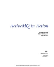 ActiveMQ in action by Bruce Snyder