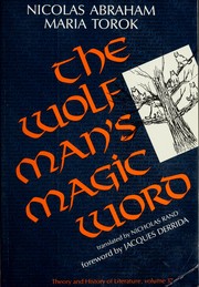 Cover of: The Wolf Man's magic word by Nicolas Abraham
