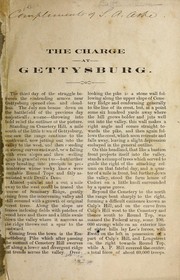 Cover of: The charge at Gettysburg