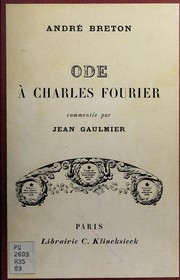 Ode à Charles Fourier by André Breton