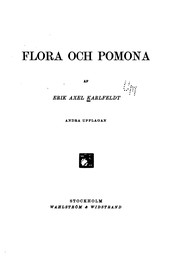 Cover of: Flora och Pomona