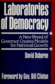 Cover of: Laboratories of democracy