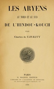 Cover of: Les Aryens au nord et au sud de l'Hindou-Kouch