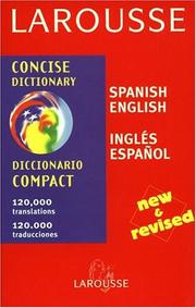 Cover of: Larousse Concise Dictionary: Spanish-English/English-Spanish
