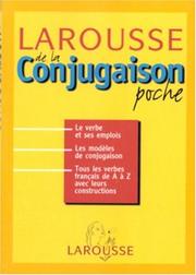 Cover of: Larousse de la conjugaison