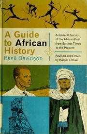 Cover of: A guide to African history.