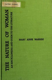 The nature of woman by Mary Anne Warren