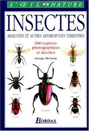Cover of: Les insectes, araignées et autres arthropodes terrestres