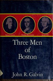 Cover of: Three men of Boston