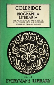 Cover of: Biographia Literaria