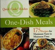 Cover of: One-dish Meals (Quick Cooks' Kitchen)