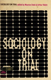 Cover of: Sociology on trial