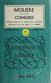 Cover of: Moliere comedies