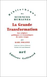 Cover of: The Great Transformation