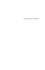 Cover of: From Bauhaus to ecohouse