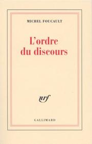 Cover of: L'Ordre du Discours