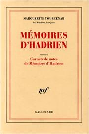 Cover of: Mémoires d'Hadrien by Marguerite Yourcenar