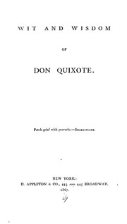 Cover of: Wit and wisdom of Don Quixote
