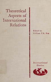 Cover of: Theoretical aspects of international relations.