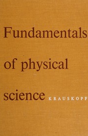 Cover of: Fundamentals of physical science.